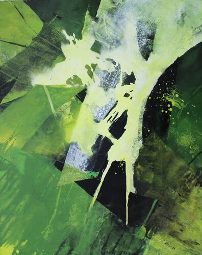 C_126_"Lily" by Martina Hartusch, Painting for Sale on Select