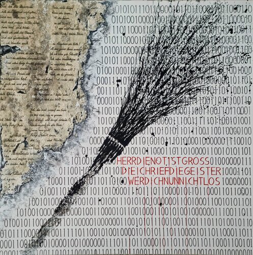 MC_5_DIE ICH RIEF DIE GEISTER by Martina Hartusch, Painting for Sale on Select