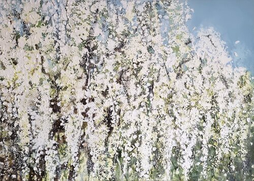 SC 223_Full Bloom by Martina Hartusch, Painting for Sale on Select