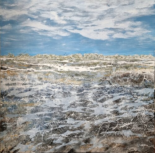 SC 228_abstract landscape by Martina Hartusch, Painting for Sale on Select