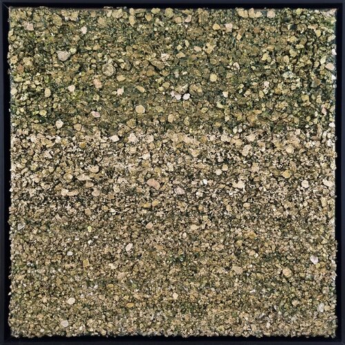 SMC 168_Golden Green by Martina Hartusch, Painting for Sale on Select
