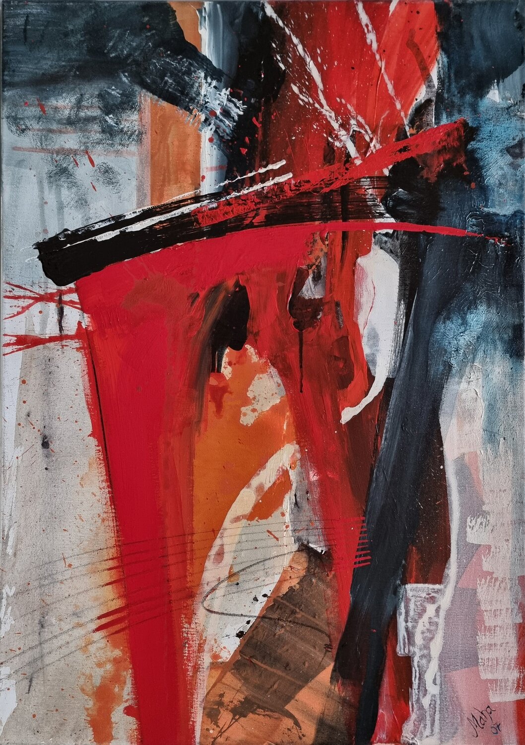 C 106 Martina Hartusch Original painting for sale