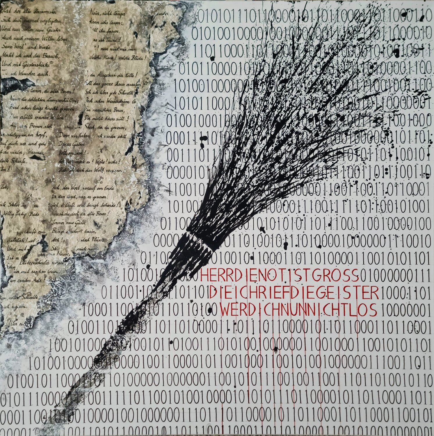MC_5_DIE ICH RIEF DIE GEISTER Martina Hartusch Original painting for sale
