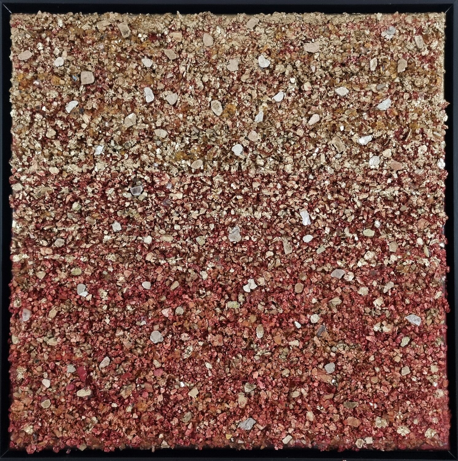 SMC 167_Golden Red Martina Hartusch Original painting for sale