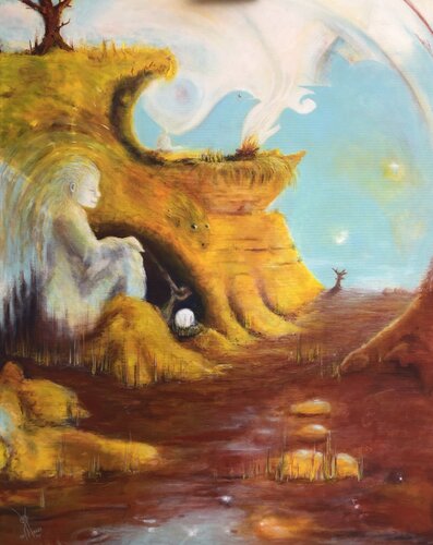 Durchgang by Mo Güttinger, Painting for Sale on Select