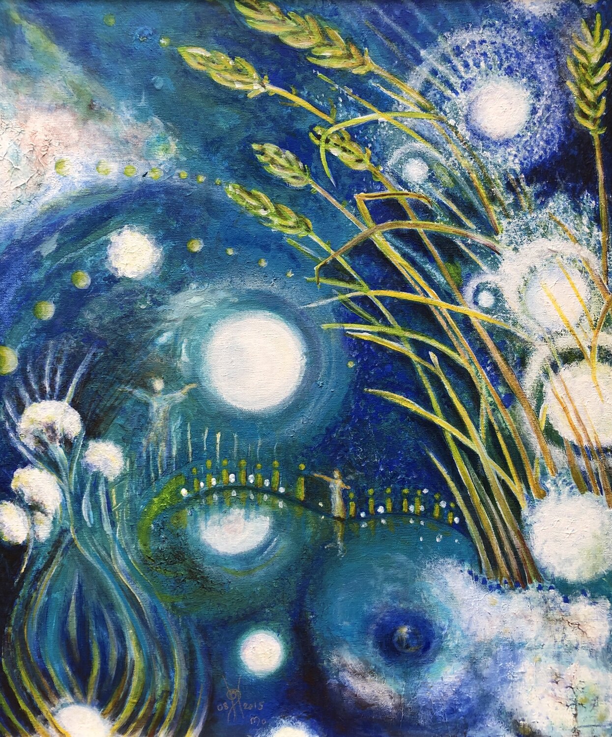 "Erntefreuden" Mo Güttinger Original painting for sale