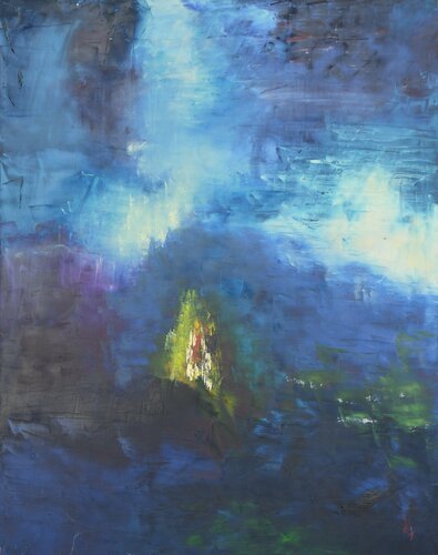 connexion instable avec l'infini  --abstraction N°38 by Denise Fourier, Painting for Sale on Select