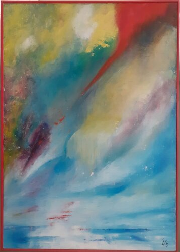 abstraction N°72 by Denise Fourier, Painting for Sale on Select
