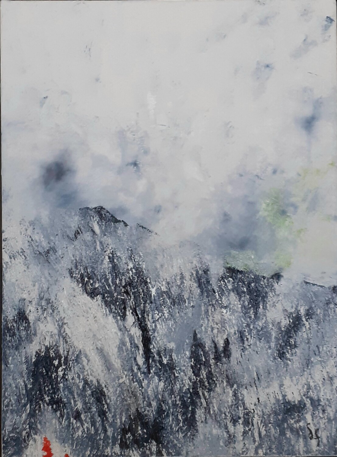 abstraction N°08 Denise Fourier Original painting for sale