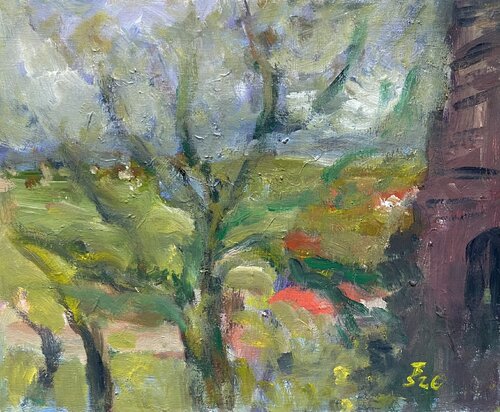 BLICK INS LAND by Barbara Schauß, Painting for Sale on Select