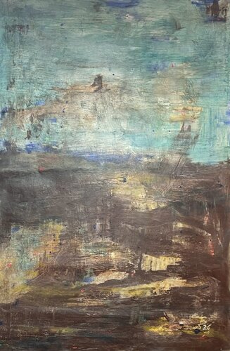 ROBINSON CRUSOE by Barbara Schauß, Painting for Sale on Select
