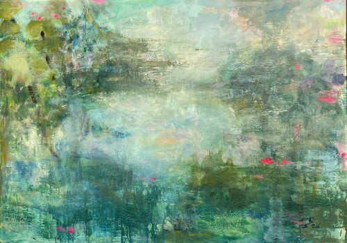 AMAZONAS, Außengemälde by Barbara Schauß, Painting for Sale on Select