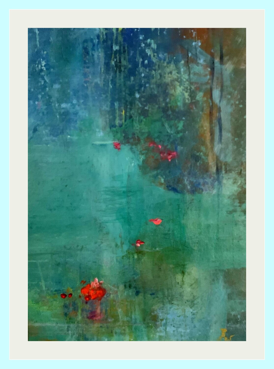 TRANQUILITY Barbara Schauß Original painting for sale