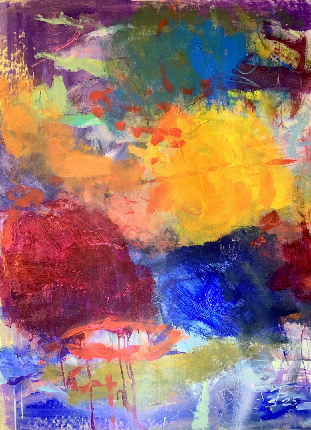 MY WAY Barbara Schauß Original painting for sale