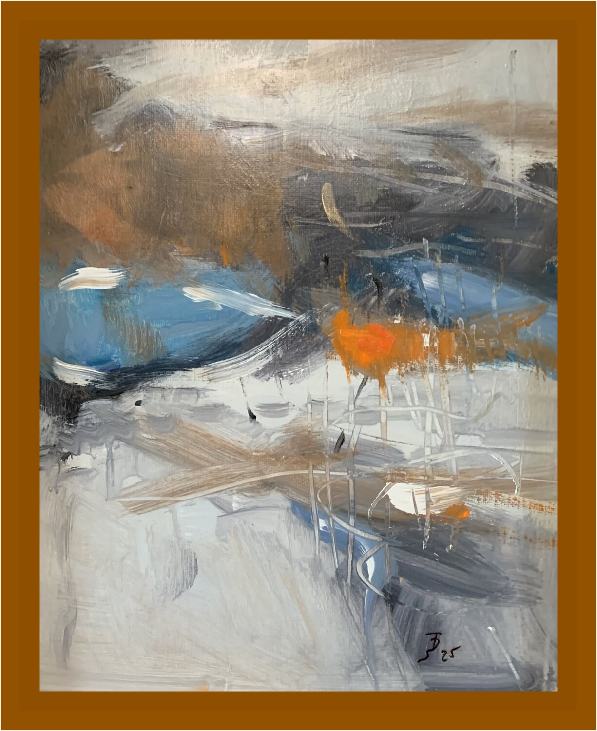 EROSION Barbara Schauß Original painting for sale
