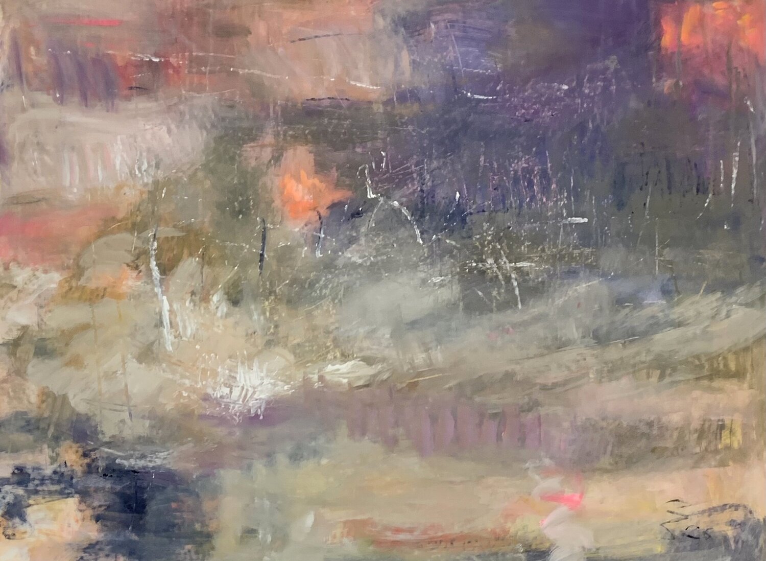 THUNDERSTORM Barbara Schauß Original painting for sale