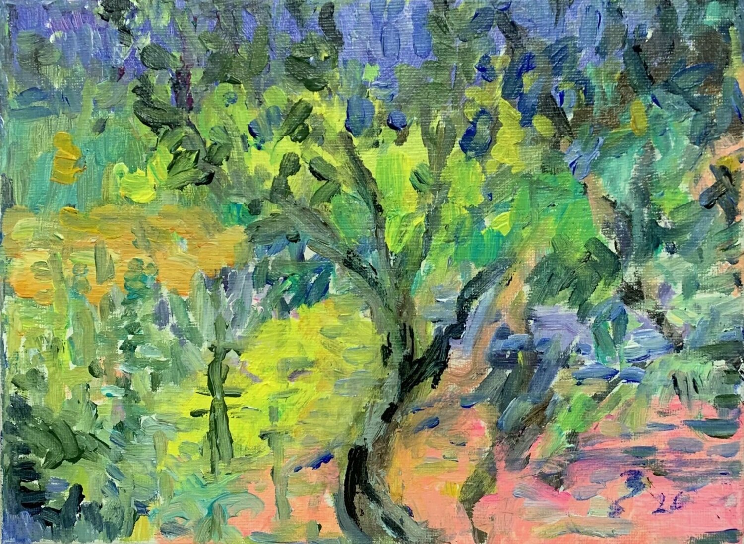 SÜDLICHER GARTEN Barbara Schauß Original painting for sale