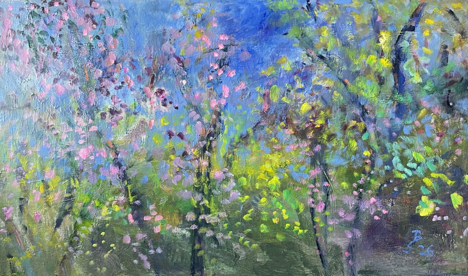 BLOOM Barbara Schauß Original painting for sale