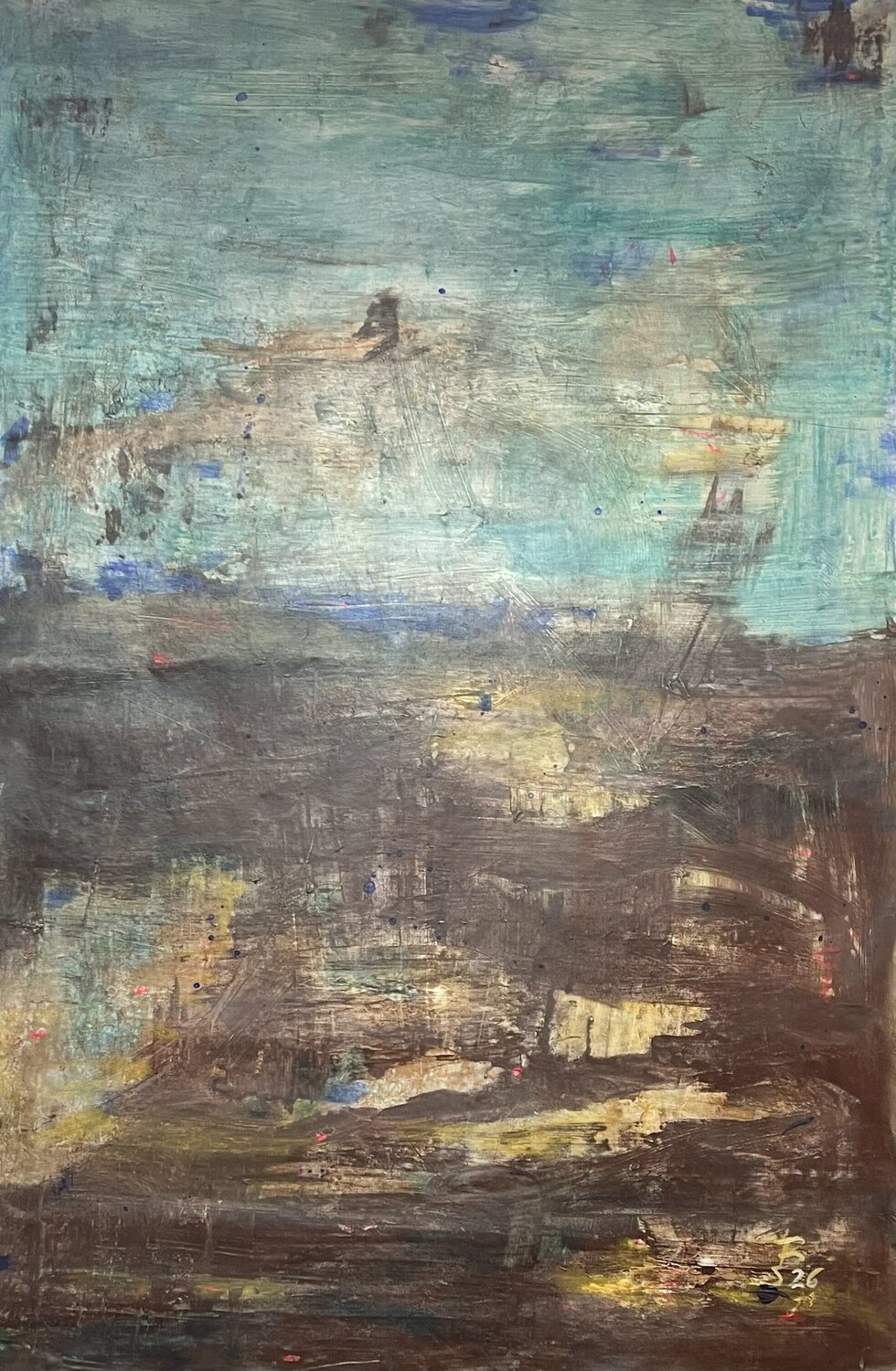 ROBINSON CRUSOE Barbara Schauß Original painting for sale