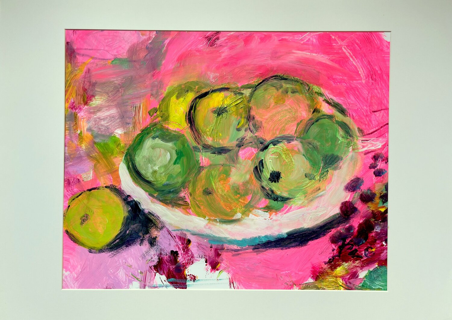 GRANNY SMITH Barbara Schauß Original painting for sale