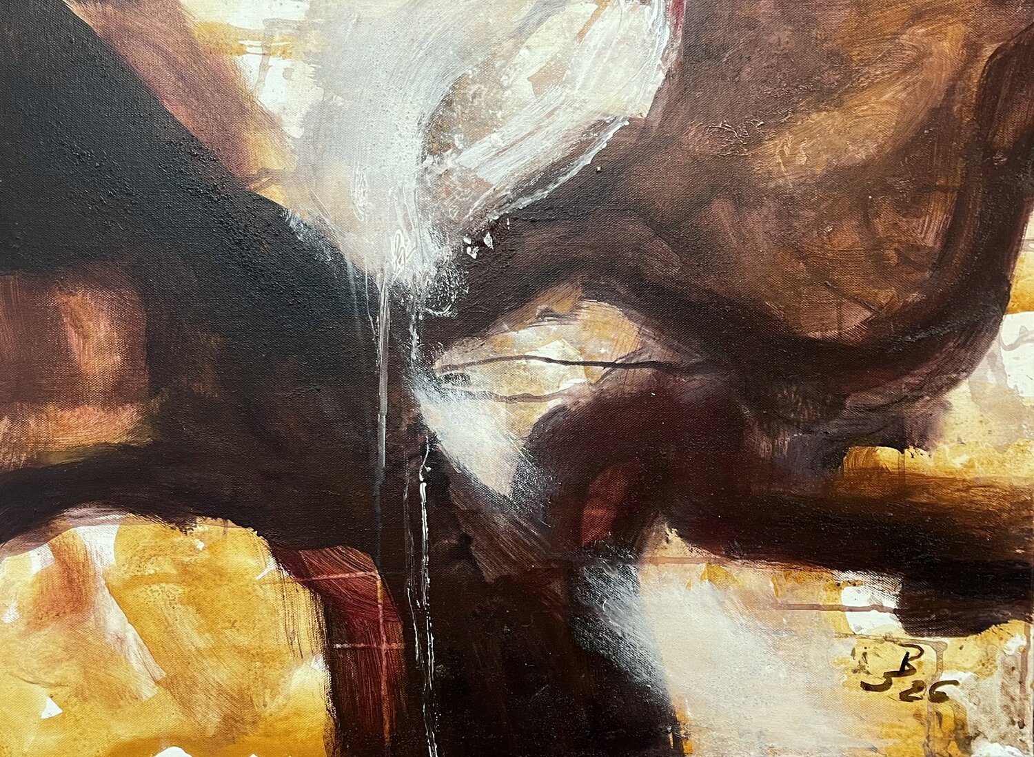CROSSOVER Barbara Schauß Original painting for sale