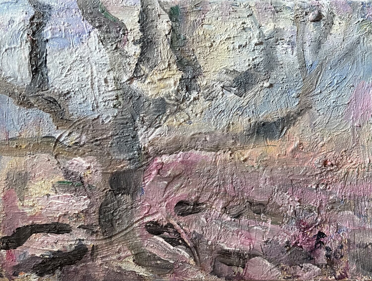 PLATANE IM WINTER Barbara Schauß Original painting for sale