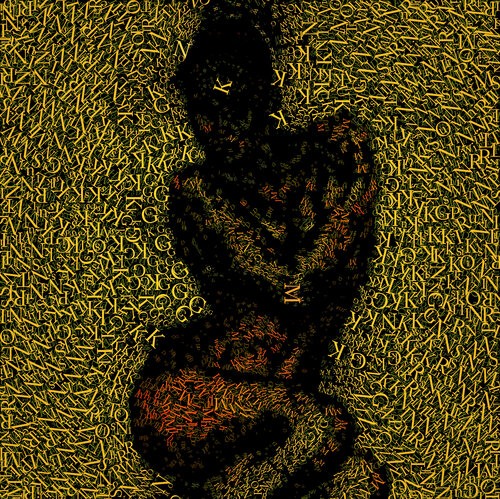 WORDS 002 by Christian Z, Painting for Sale on Select
