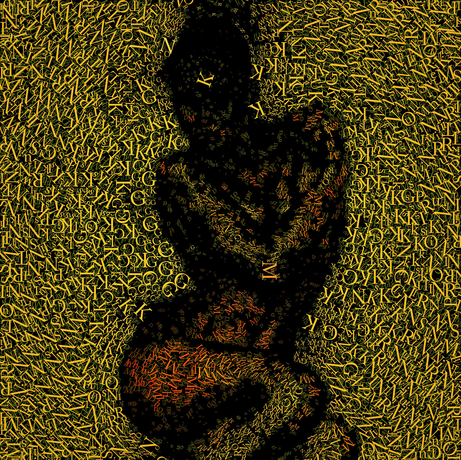 WORDS 002 Christian Z Original painting for sale