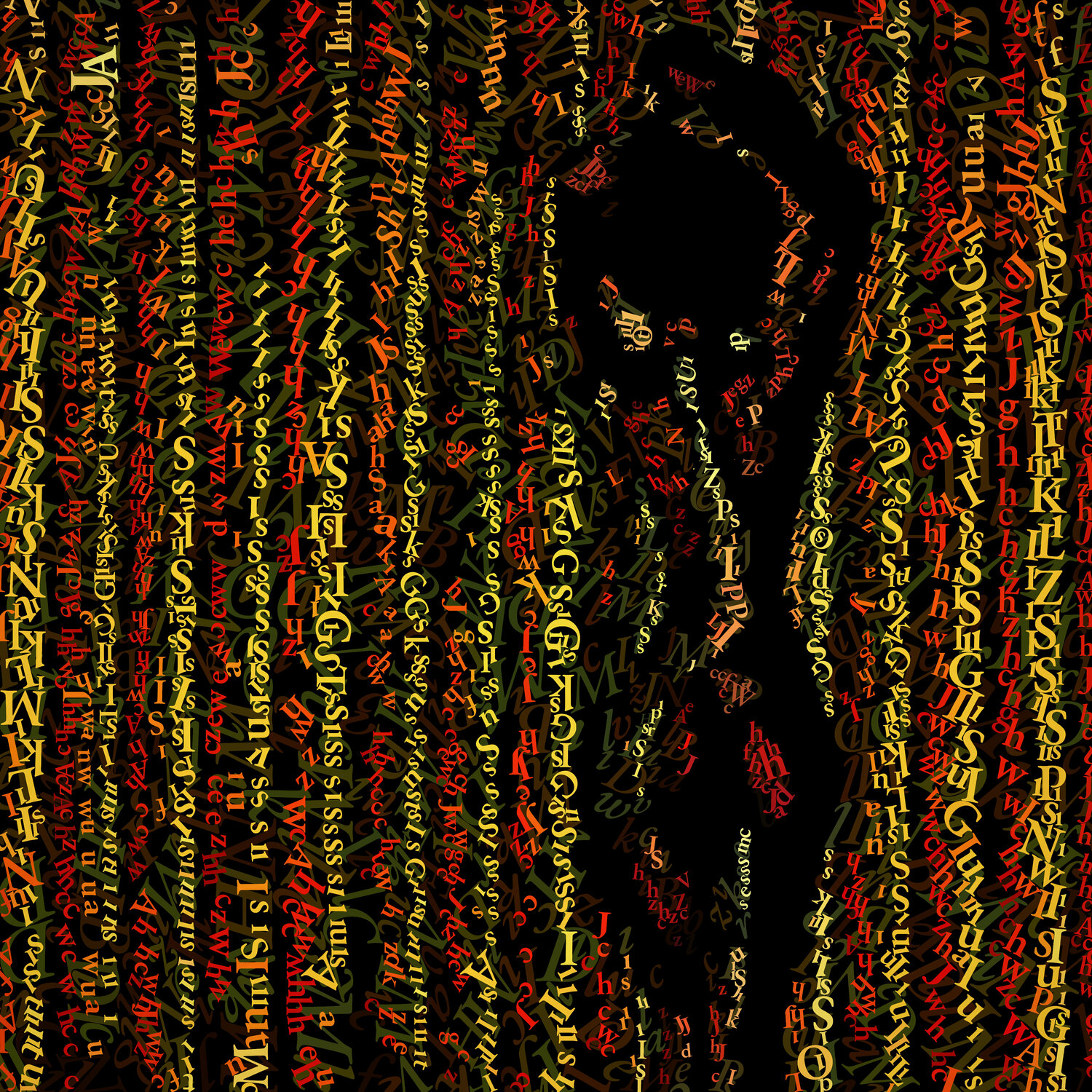 WORDS 009 Christian Z Original painting for sale