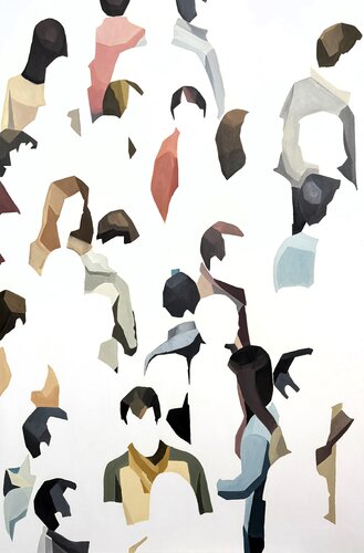 Invisibles a tus ojos II by Martta García Ramo, Painting for Sale on Select