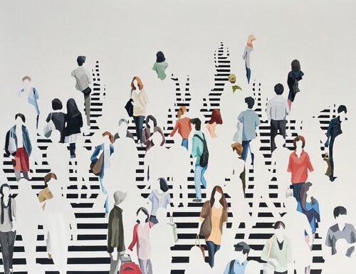Map of Solitudes by Martta García Ramo, Painting for Sale on Select