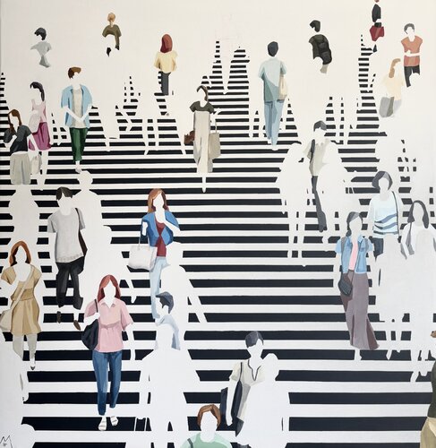 Under de Radar by Martta García Ramo, Painting for Sale on Select