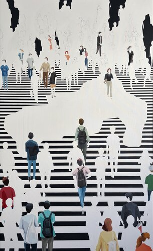 The other side by Martta García Ramo, Painting for Sale on Select