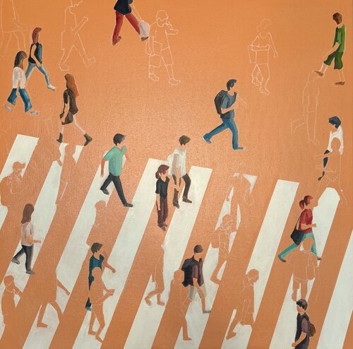 We are Coloful by Martta García Ramo, Painting for Sale on Select