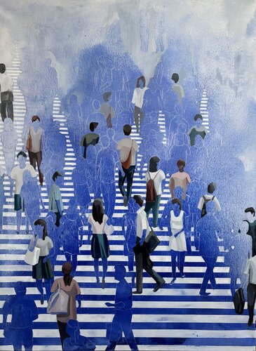 Seen, Therefore I am by Martta García Ramo, Painting for Sale on Select