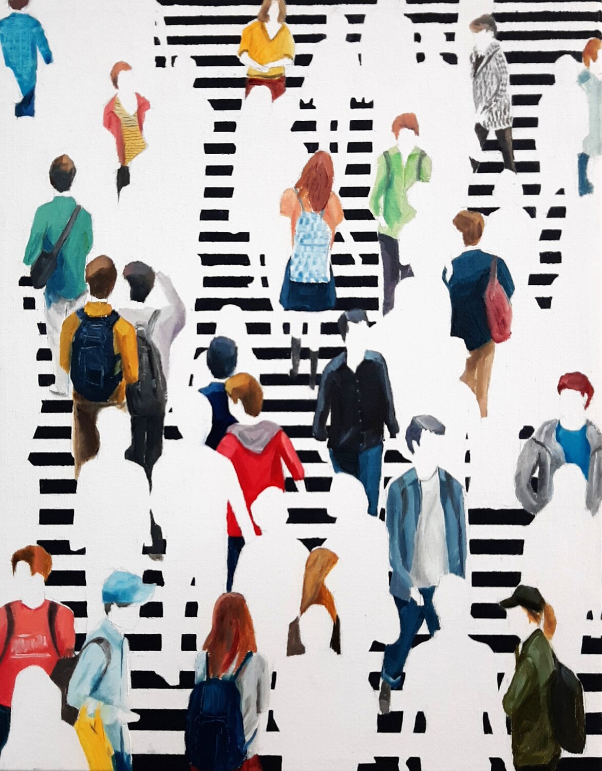 Postal Code 90212 - Los Ángeles Martta García Ramo Original painting for sale