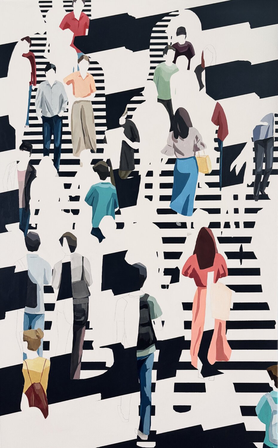 The Noise of Connection Martta García Ramo Original painting for sale