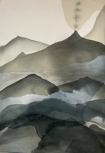 Nebellock I, 2024 by Paola Landolfi, Painting for Sale on Select