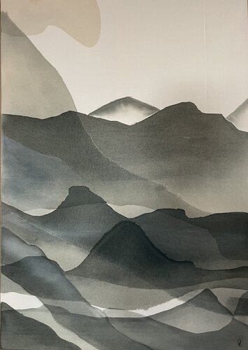 Nebellock II, 2024 by Paola Landolfi, Painting for Sale on Select