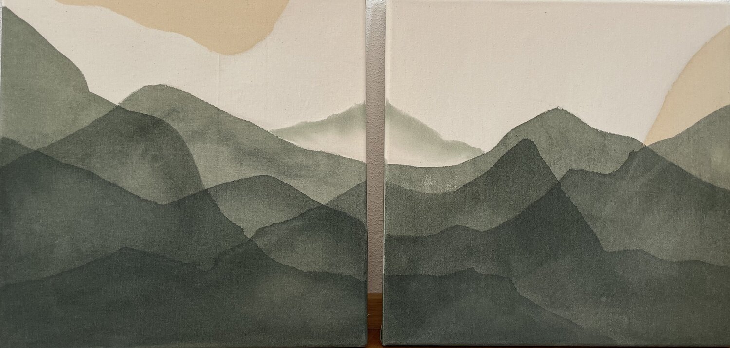 Dittico senza Titolo, 2024 Paola Landolfi Original painting for sale