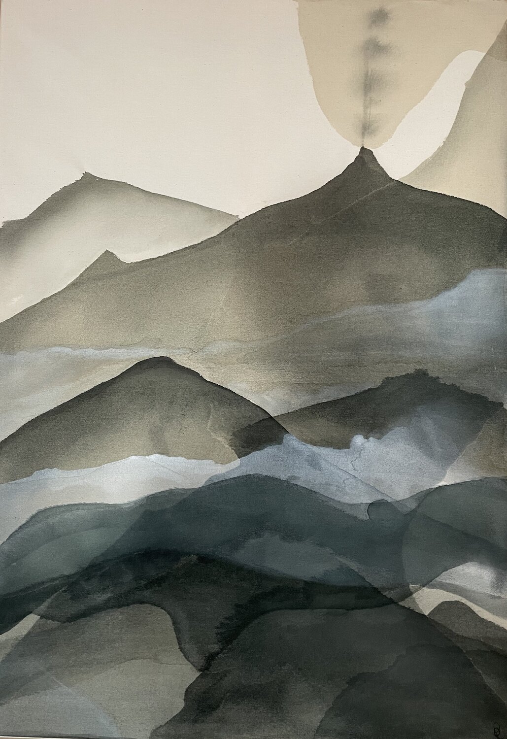 Nebellock I, 2024 Paola Landolfi Original painting for sale