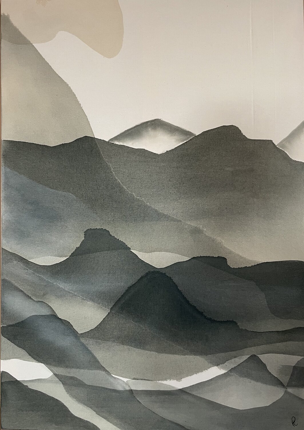 Nebellock II, 2024 Paola Landolfi Original painting for sale
