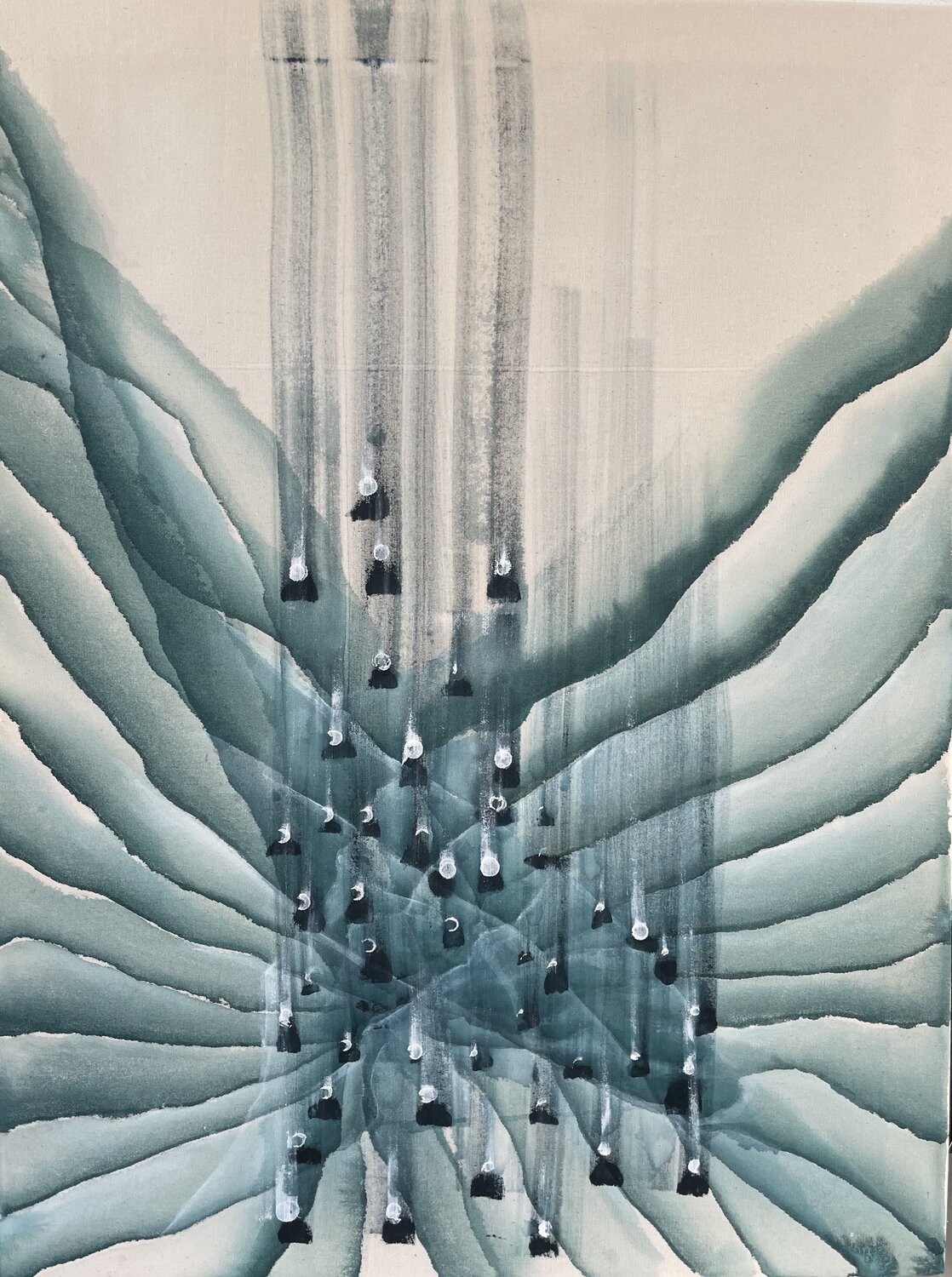 Ewarlution Paola Landolfi Original painting for sale