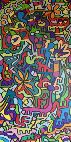 Was geht vor ? by Steffen Zehrfeld, Painting for Sale on Select