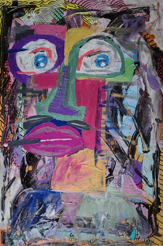 studied chaos by Steffen Zehrfeld, Painting for Sale on Select