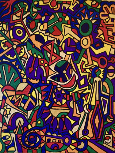 Irgendwas mit Zeit by Steffen Zehrfeld, Painting for Sale on Select
