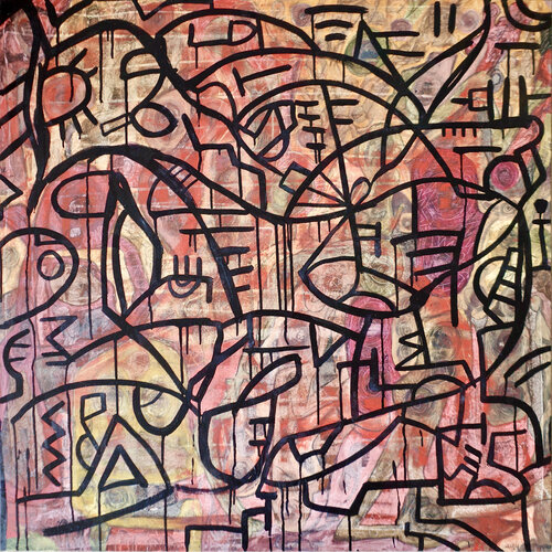 Die Projektion by Steffen Zehrfeld, Painting for Sale on Select