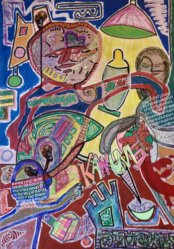Null Eins by Steffen Zehrfeld, Painting for Sale on Select