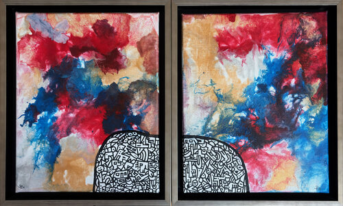 Comicol by Steffen Zehrfeld, Painting for Sale on Select