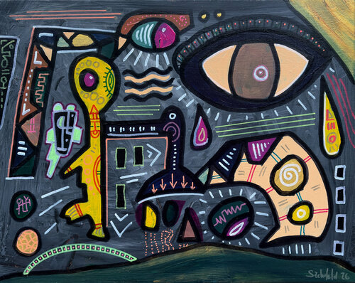 Über das Werk by Steffen Zehrfeld, Painting for Sale on Select